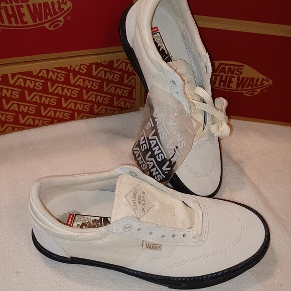 Vans Men's 6.5/Women's 8 Gilbert Crockett Pro Antique White/Black VN0A5JIF86H - Picture 4 of 12